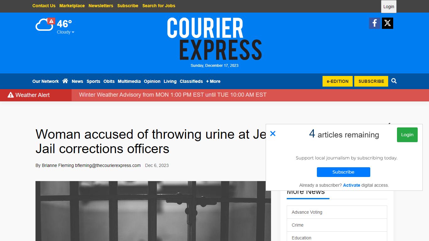 Woman accused of throwing urine at Jefferson County Jail corrections ...